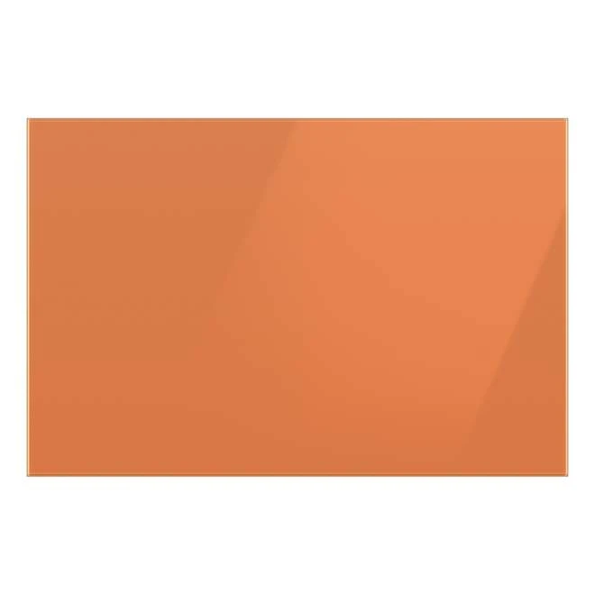 Panneau De Tiroir Congélateur De Réfrigérateur 3 Portes Bespoke De Samsung, Verre, Clémentine, 35,63 X 23,5 X 1,13 Po 3 Panneau De Tiroir Congélateur De Réfrigérateur 3 Portes Bespoke De Samsung, Verre, Clémentine, 35,63 X 23,5 X 1,13 Po