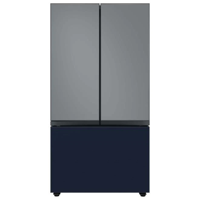 Panneau De Tiroir Congélateur Pour Réfrigérateur 3 Portes Bespoke De Samsung, Verre, Gris Mat, 17,63 X 42,13 X 0,75 Po 7 Panneau De Tiroir Congélateur Pour Réfrigérateur 3 Portes Bespoke De Samsung, Verre, Gris Mat, 17,63 X 42,13 X 0,75 Po – Image 5