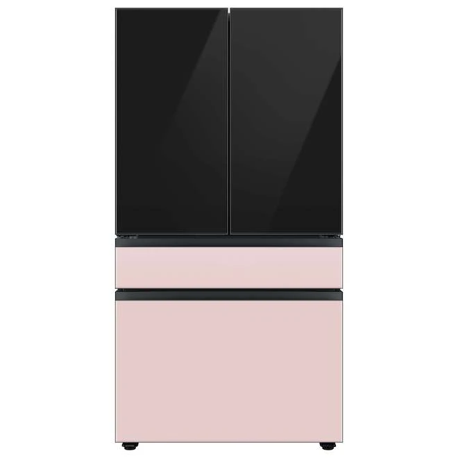 Panneau De Tiroir Congélateur Pour Réfrigérateur à 4 Portes Bespoke Par Samsung, Verre, Rose, 35,63 X 22,25 X 1,25 Po 7 Panneau De Tiroir Congélateur Pour Réfrigérateur à 4 Portes Bespoke Par Samsung, Verre, Rose, 35,63 X 22,25 X 1,25 Po – Image 5