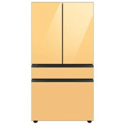 Panneau Supérieur Pour Réfrigérateur 4 Portes Bespoke De Samsung, Verre, Jaune Soleil Levant, 17,63 X 35,5 X 0,75 Po 8 Panneau Supérieur Pour Réfrigérateur 4 Portes Bespoke De Samsung, Verre, Jaune Soleil Levant, 17,63 X 35,5 X 0,75 Po -Outsunnies Boutique 22945467b L