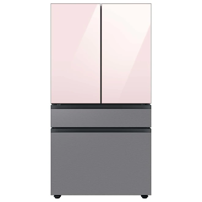 Panneau Supérieur Pour Réfrigérateur à 4 Portes Bespoke Par Samsung, Verre, Rose 6 Panneau Supérieur Pour Réfrigérateur à 4 Portes Bespoke Par Samsung, Verre, Rose – Image 4