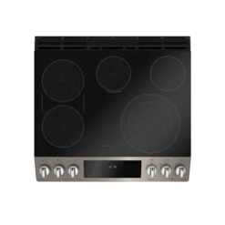 Cuisinière Encastrée En Acier Inoxydable Profile GE, Compatibilité Wi-Fi/Android, Vitrocéramique à 5 éléments, 6,3 Pi³ -Outsunnies Boutique 23085348c L