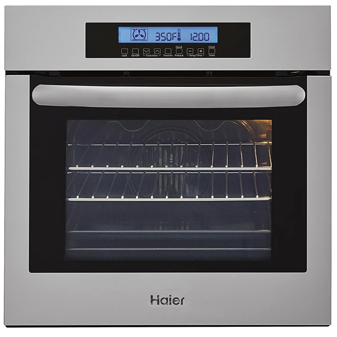 Haier Four Mural à Convection, Charnière Inférieure, 24", 2,0 Pi³ 3 Haier Four Mural à Convection, Charnière Inférieure, 24", 2,0 Pi³