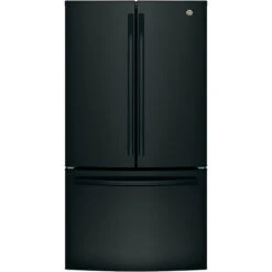 Réfrigérateur à Portes Françaises GE, 36 Po, 26,7 Pi³, Noir
