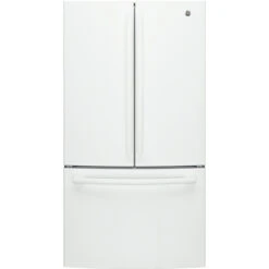 Réfrigérateur à Portes Françaises GE, 36 Po, 26,7 Pi³, Blanc