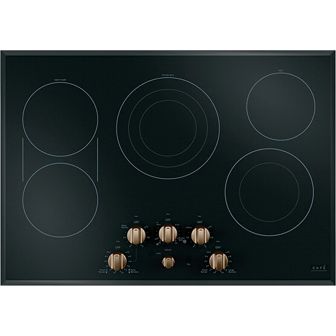 Boutons Pour Table De Cuisson GE Café, Bronze Brossé, 6 Morceaux 4 Boutons Pour Table De Cuisson GE Café, Bronze Brossé, 6 Morceaux – Image 2