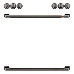 Boutons Et Poignées, Cuisinière GE Café(MD), Noir Brossé