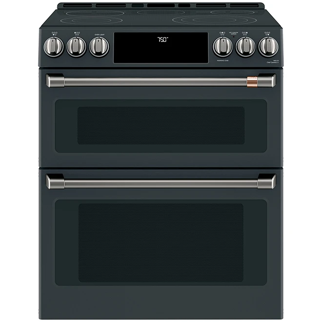 Boutons Et Poignées, Cuisinière GE Café(MD), Noir Brossé 5 Boutons Et Poignées, Cuisinière GE Café(MD), Noir Brossé – Image 3