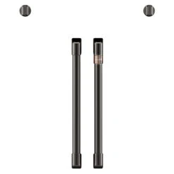 Poignées/boutons, Four Mural Porte Française, Noir