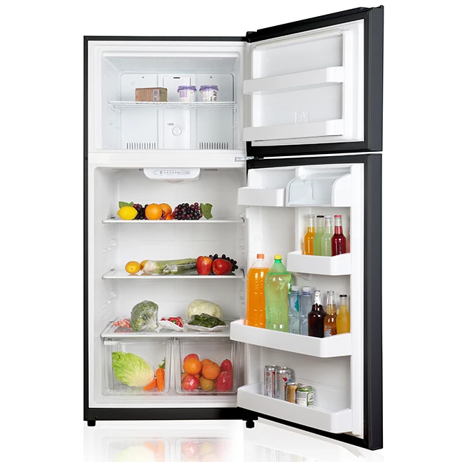 Réfrigérateur à Congélateur Supérieur GE, 30 Po, 18,02 Pi³, Noir 5 Réfrigérateur à Congélateur Supérieur GE, 30 Po, 18,02 Pi³, Noir – Image 3