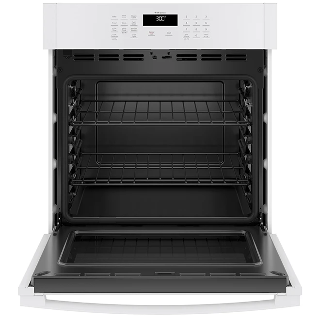 Four Mural électrique GE Autonettoyant, 27po, 4,3 Pi³, Blanc 5 Four Mural électrique GE Autonettoyant, 27po, 4,3 Pi³, Blanc – Image 3