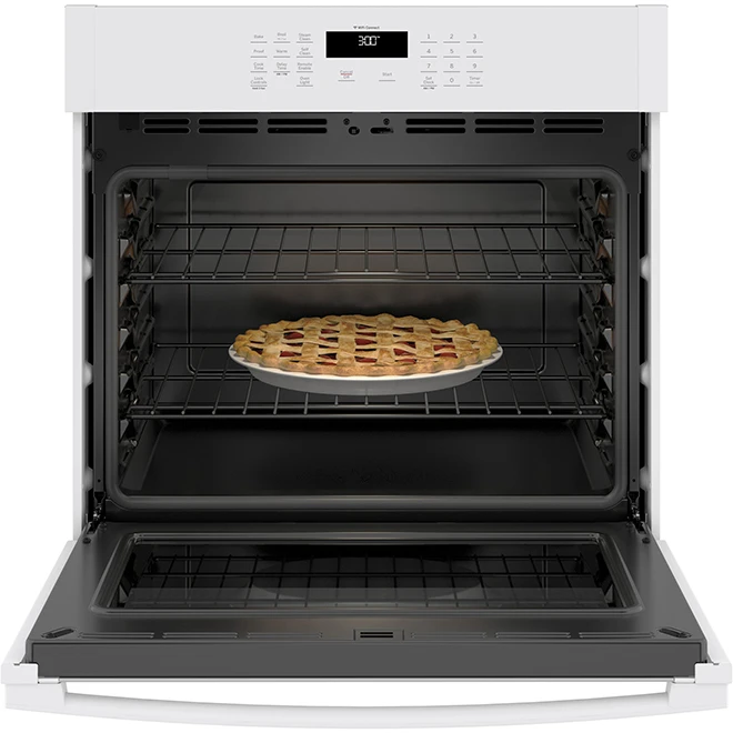 Four Mural électrique GE Autonettoyant, 30po, 5,0 Pi³, Blanc 5 Four Mural électrique GE Autonettoyant, 30po, 5,0 Pi³, Blanc – Image 3