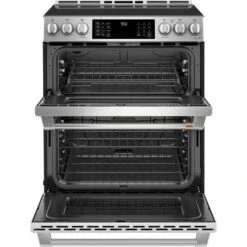 Cuisinière à Deux Fours à Induction Cafe, Acier Inoxydable, Autonettoyante, 5 éléments 8 Cuisinière à Deux Fours à Induction Cafe, Acier Inoxydable, Autonettoyante, 5 éléments -Outsunnies Boutique 23085597b L