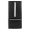 Réfrigérateur Café, Portes Françaises, 18,6 Pi³, Noir Mat, Energy Star
