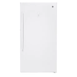 Congélateur Vertical GE Blanc Sans Givre De 17,3 Pi³ Avec 3 Paniers Coulissants