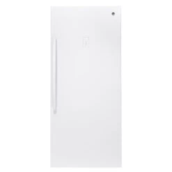 Congélateur Vertical GE Blanc Sans Givre De 21,3 Pi³ Avec Panier Coulissant