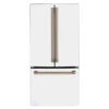 Réfrigérateur à Portes Françaises GE Café, Energy Star, 33 Po, 18,6 Pi³, Blanc -Outsunnies Boutique 23085650 L