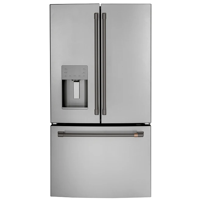 Poignée En Métal Noir Brossé Pour Réfrigérateur Café 4 Poignée En Métal Noir Brossé Pour Réfrigérateur Café – Image 2