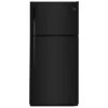 Réfrigérateur à Congélateur Supérieur GE, 30 Po, 18 Pi³, Noir -Outsunnies Boutique 23085685 L