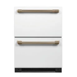 Réfrigérateur Encastré à Tiroir Double, 5,7 Pi³, Blanc Mat