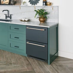 Réfrigérateur Encastré à Tiroir Double, 5,7 Pi³, Noir Mat -Outsunnies Boutique 23085716d L