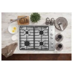 Plaque De Cuisson Encastrée GE Appliances à 4 Brûleurs, 30 Po, Acier Inoxydable 9 Plaque De Cuisson Encastrée GE Appliances à 4 Brûleurs, 30 Po, Acier Inoxydable -Outsunnies Boutique 23085724d L