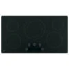 Table De Cuisson électrique 36 Po Lisse à 5 Brûleurs De GE, Noir Sur Noir -Outsunnies Boutique 23085791 L