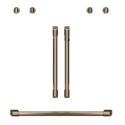 Ensemble De Poignées Pour Four Mural Avec Porte Française 30 Po Bronze Brossé 7-paquet