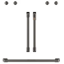 Poignées Café Pour Four Mural De 30 Po 7 Pièces Noir Brossé