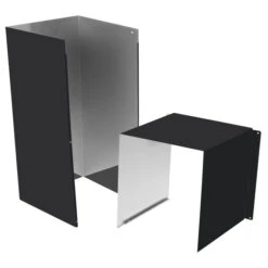 Rallonge De Couvre-conduit Pour Hotte Noir Mat 27 Po Café, Plafond 12 Pi