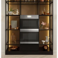 Four à Convection Mural Encastré Double En Acier Inoxydable 30 Po Café, Connexion Wi-Fi, Ouverture Sans Contact, Caméra 11 Four à Convection Mural Encastré Double En Acier Inoxydable 30 Po Café, Connexion Wi-Fi, Ouverture Sans Contact, Caméra -Outsunnies Boutique 23086095e L