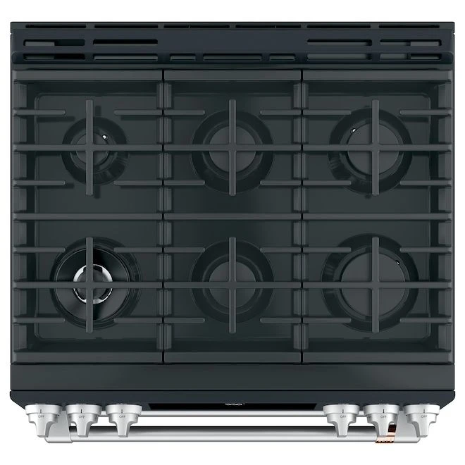 Cuisinière Commerciale Biénergie Encastrable De 30 Po Café, Friteuse à Air Sans Préchauffage, Noir Mat, Deux Fours 6 Cuisinière Commerciale Biénergie Encastrable De 30 Po Café, Friteuse à Air Sans Préchauffage, Noir Mat, Deux Fours – Image 4