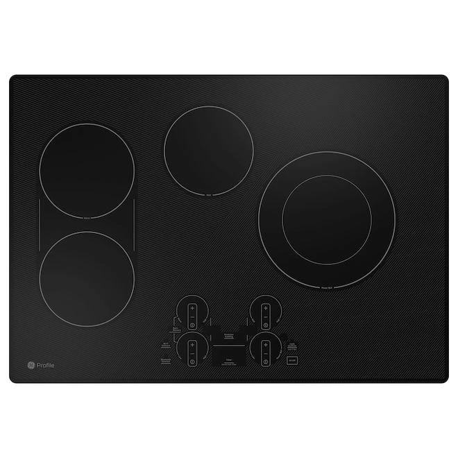Surface De Cuisson électrique Encastrée à Commande Tactile 30 Po GE Profile, 4 éléments, Noire 3 Surface De Cuisson électrique Encastrée à Commande Tactile 30 Po GE Profile, 4 éléments, Noire