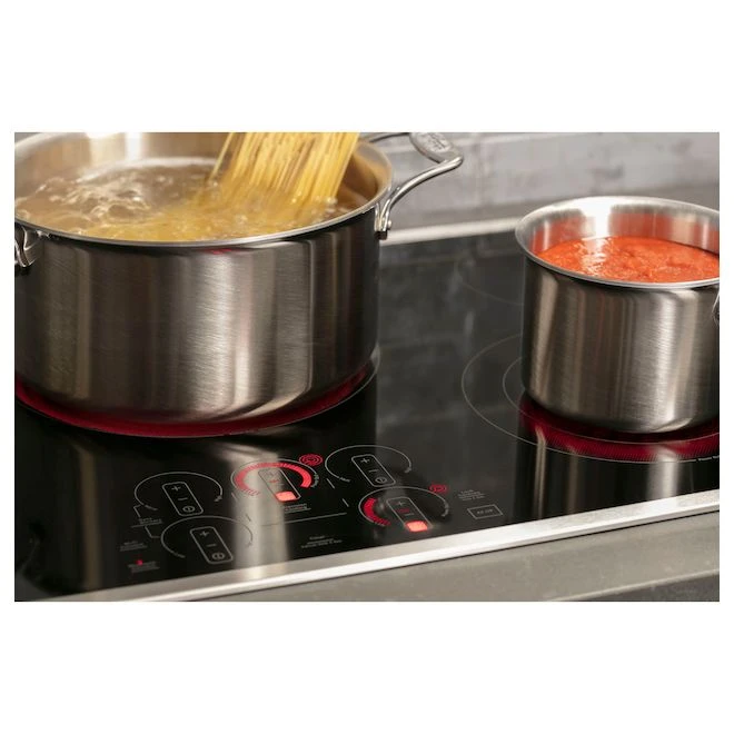 Surface De Cuisson électrique Encastrée à Commande Tactile 30 Po GE Profile, 4 éléments, Noire 7 Surface De Cuisson électrique Encastrée à Commande Tactile 30 Po GE Profile, 4 éléments, Noire – Image 5