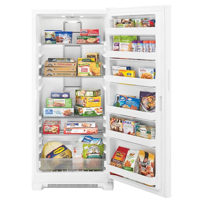 Congélateur Whirlpool Avec Option De Congélation Rapide, 18 Pi³, Blanc 4 Congélateur Whirlpool Avec Option De Congélation Rapide, 18 Pi³, Blanc – Image 2