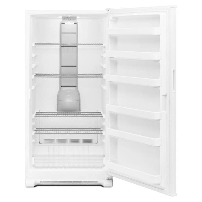 Congélateur Whirlpool Avec Option De Congélation Rapide, 18 Pi³, Blanc 5 Congélateur Whirlpool Avec Option De Congélation Rapide, 18 Pi³, Blanc – Image 3