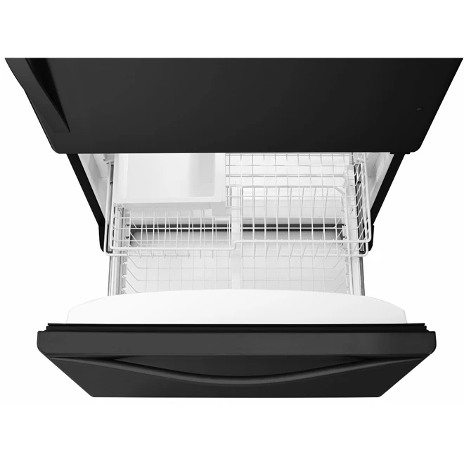 Réfrigérateur à Congélateur En Bas Whirlpool Avec Machine à Glace Intégrée, 33 Po, 22 Pi³, Noir 5 Réfrigérateur à Congélateur En Bas Whirlpool Avec Machine à Glace Intégrée, 33 Po, 22 Pi³, Noir – Image 3