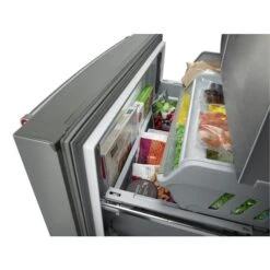 Réfrigérateur à Portes Françaises KitchenAid à Profondeur De Comptoir, 36 Po, 23,8 Pi³, Acier Inoxydable -Outsunnies Boutique 30005455e L