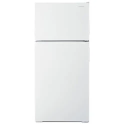 Réfrigérateur Amana à Congélateur Supérieur Avec Machine à Glaçons En Option, 28 Po, 14 Pi³, Blanc