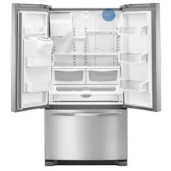 Réfrigérateur Whirlpool à Portes Françaises, 36 Po, 25 Pi³, Acier Inoxydable -Outsunnies Boutique 30005555c L