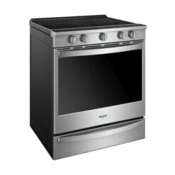 Cuisinière électrique à Convection Encastrable Whirlpool, élément FlexHeat, 6,4 Pi³, 30 Po, Acier Inoxydable -Outsunnies Boutique 30005578c L