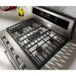 KitchenAid Cuisinière Biénergie, Gaz/convection, Four Double, 6,7 Pi³ 9 KitchenAid Cuisinière Biénergie, Gaz/convection, Four Double, 6,7 Pi³ -Outsunnies Boutique 30005583c L