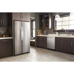 Réfrigérateur Whirlpool Côte-à-côte De 36 Po Avec Tablettes En Verre Sans Cadre, 25 Pi³, Acier Inoxydable 11 Réfrigérateur Whirlpool Côte-à-côte De 36 Po Avec Tablettes En Verre Sans Cadre, 25 Pi³, Acier Inoxydable -Outsunnies Boutique 30005727e L