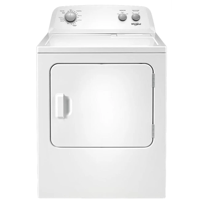Sécheuse électrique 7,0 Pi³ Whirlpool, 29 Po, Blanc 3 Sécheuse électrique 7,0 Pi³ Whirlpool, 29 Po, Blanc