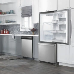 Réfrigérateur à Congélateur Inférieur Amana Avec Bac De Rangement Quick Split, 29 Po, 18,7 Pi³, Acier Inoxydable -Outsunnies Boutique 30005769c L