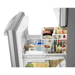 Réfrigérateur à Congélateur Inférieur Amana Avec Bac De Rangement Quick Split, 29 Po, 18,7 Pi³, Acier Inoxydable -Outsunnies Boutique 30005769e L