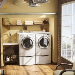 Whirlpool Piédestal Avec Tiroir, Laveuse Ou Sécheuse Frontale, 27", Blanc -Outsunnies Boutique 30005831c L