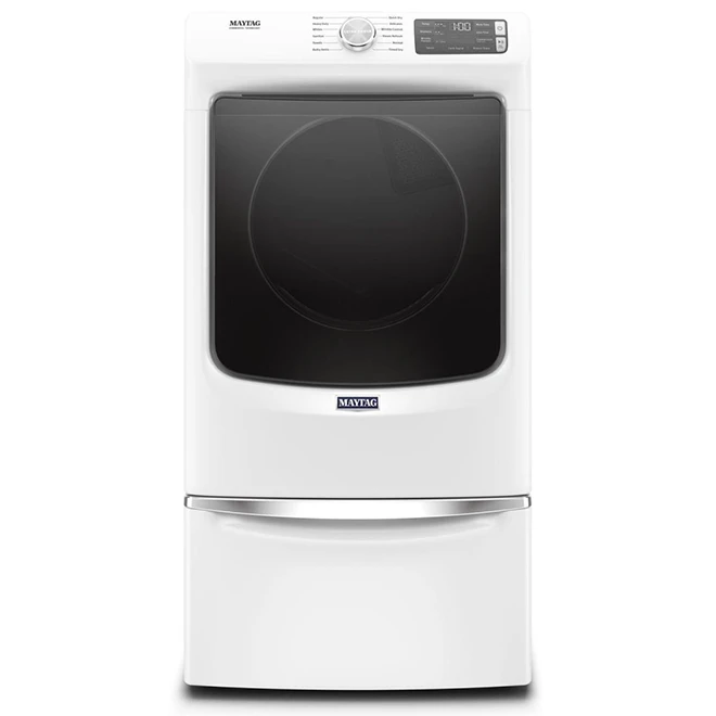 Sécheuse électrique Maytag Avec Cycle Suralimenté, 7.3 Pi³, Blanche 5 Sécheuse électrique Maytag Avec Cycle Suralimenté, 7.3 Pi³, Blanche – Image 3