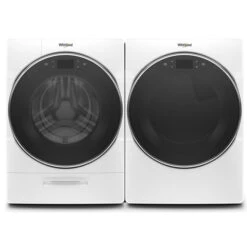 Laveuse à Chargement Frontal Avec Distributeur De Détergent Automatique Load&Go Whirlpool, 5,8 Pi³, Blanc -Outsunnies Boutique 30005849c L