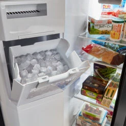 Réfrigérateur Côte-à-côte Whirlpool, 36 Po, 20,59 Pi³, Acier Inoxydable -Outsunnies Boutique 30005883c L